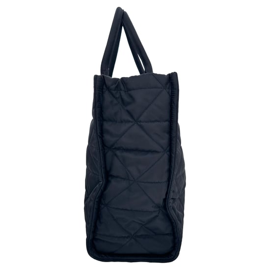 Prada Re-Nylon Quilted Tote Bag in Black Polyamide - Image 4