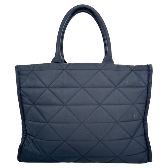 Prada Re-Nylon Quilted Tote Bag in Black Polyamide - Image 5
