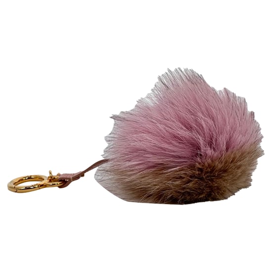 Fendi Pom Pom Bag Charm in Multicolor Fox Fur - Image 3