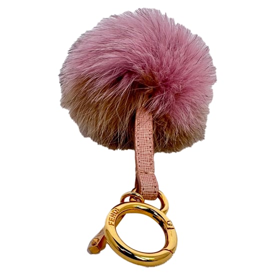 Fendi Pom Pom Bag Charm in Multicolor Fox Fur - Image 4