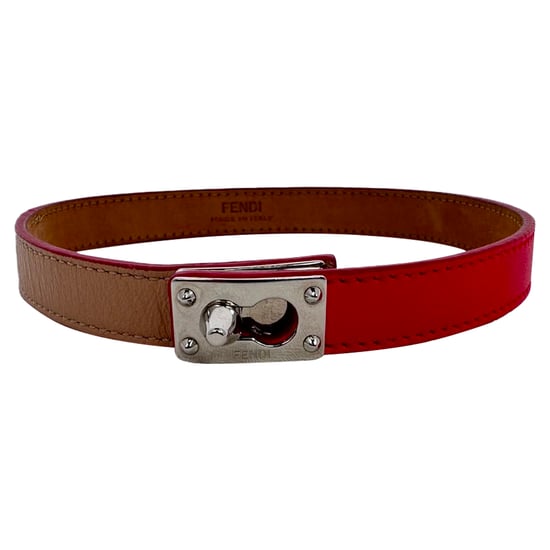Fendi Double Wrap Bracelet in Multicolor Leather - Image 1