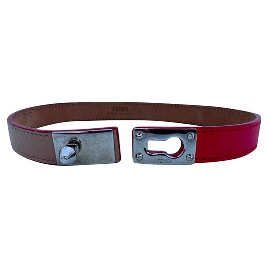 Fendi Double Wrap Bracelet in Multicolor Leather - Image 5