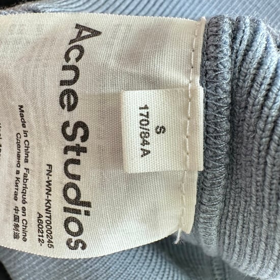 Acne Studios Knitted Sweater in Blue Polyester - Image 5