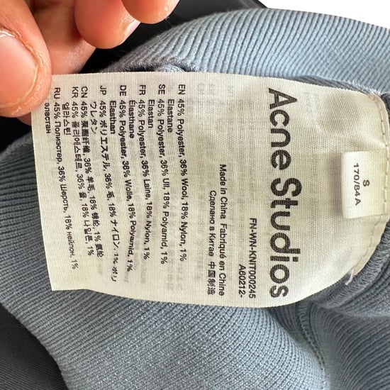 Acne Studios Knitted Sweater in Blue Polyester - Image 6