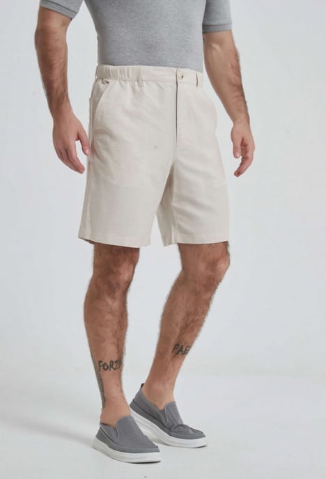 William de Faye - Linen Shorts - Linen - Image 1