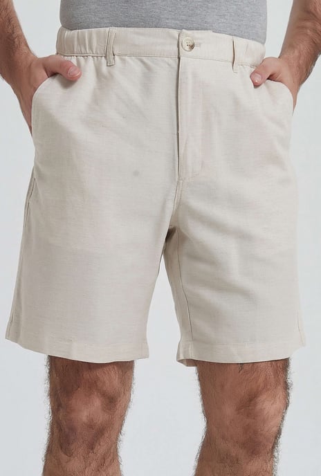 William de Faye - Linen Shorts - Linen - Image 3