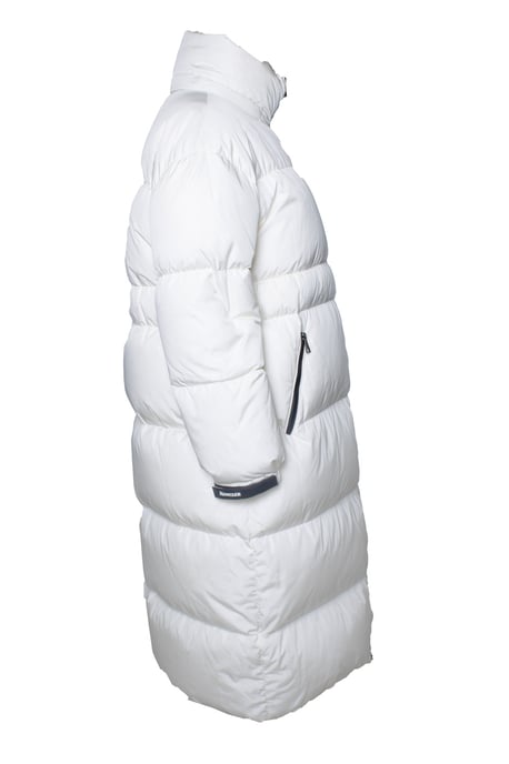 Moncler, quiltad pufferjacka i vitt - Image 3