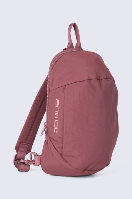 Unisex Sling Cross Body Bag Capacity Adjustable Buckle Strap Secure Zipped Closure Burgundy - Image 3