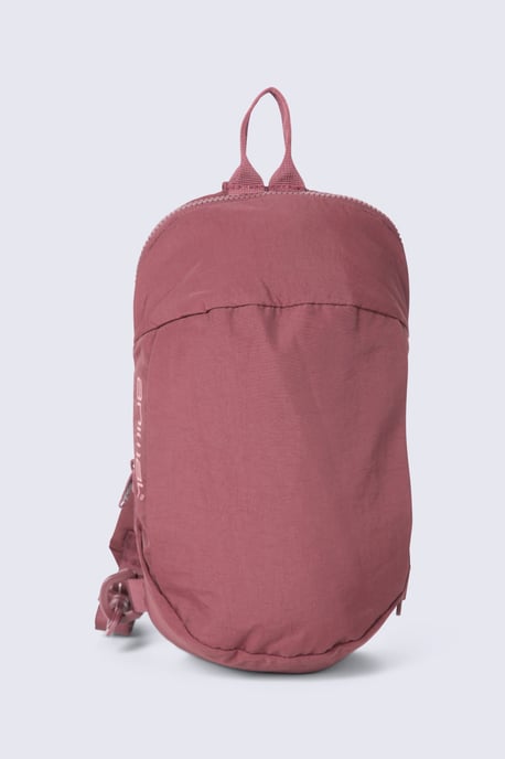 Unisex Sling Cross Body Bag Capacity Adjustable Buckle Strap Secure Zipped Closure Burgundy - Image 4