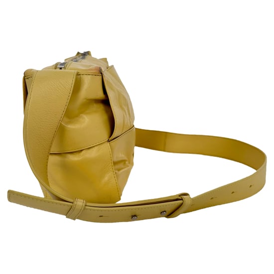 Bottega Veneta Medium Arco Camera Bag in Yellow Calf Leather - Image 4