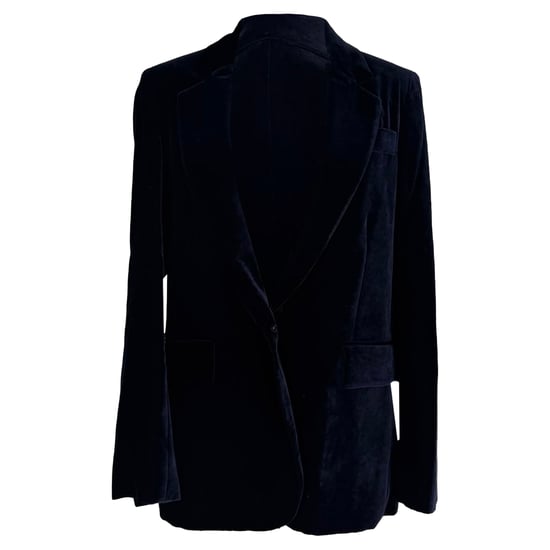Stella McCartney Fluid Blazer in Navy Viscose - Image 1