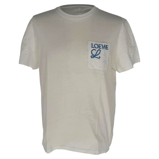 Loewe Anagram T-Shirt in White Cotton - Image 1