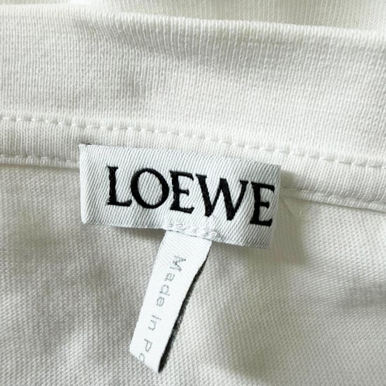 Loewe Anagram T-Shirt in White Cotton - Image 4