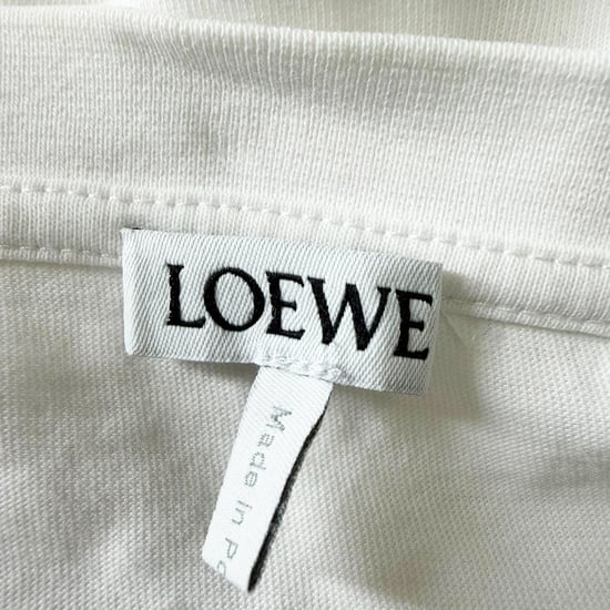 Loewe Anagram T-Shirt in White Cotton - Image 5