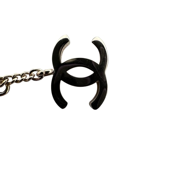 Chanel CC Nail Polish Bottle Drop Earrings in Pink Resin - Image 4