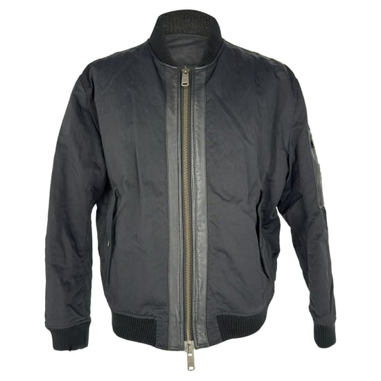 McQ Alexander McQueen Bomber Jacket in Black Polyamide - Image 1