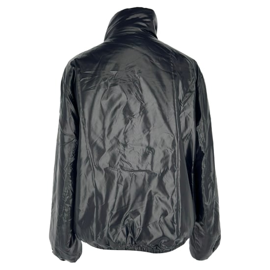 Moncler Zip-Up Shear-Lined Jacket in Black Polyamide - Image 3