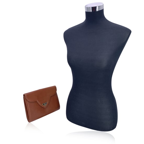 Vintage leren clutch van Yves Saint Laurent (YSL) - Image 2
