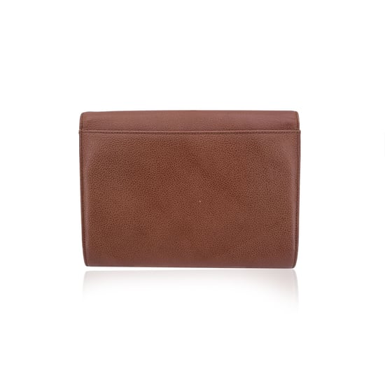 Vintage leren clutch van Yves Saint Laurent (YSL) - Image 3
