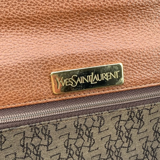 Vintage leren clutch van Yves Saint Laurent (YSL) - Image 6