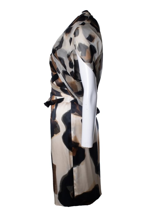 Versace, sidenmönstrad klänning med bolero - Image 6