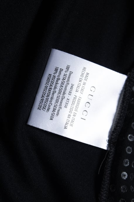 Gucci, svart ärmlös topp med strass - Image 6