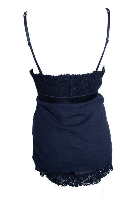 Ermanno Scervino, Blå undertopp med ull - Image 3