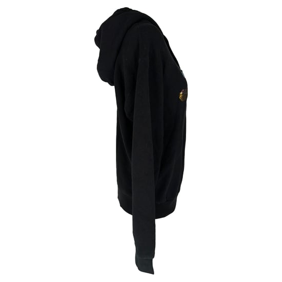 Gucci Sequined Logo Hooded Sweatshirt in Black Cotton - Image 2