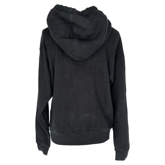 Gucci Sequined Logo Hooded Sweatshirt in Black Cotton - Image 3