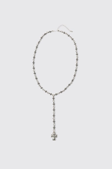 Silver Cross Necklace - Image 1