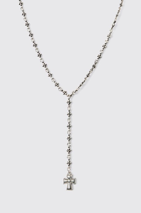 Silver Cross Necklace - Image 2