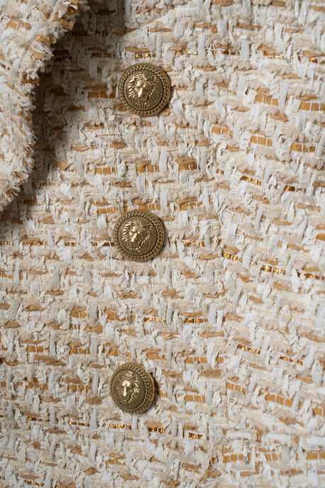 Balmain, dubbelknäppt tweedkavaj - Image 5