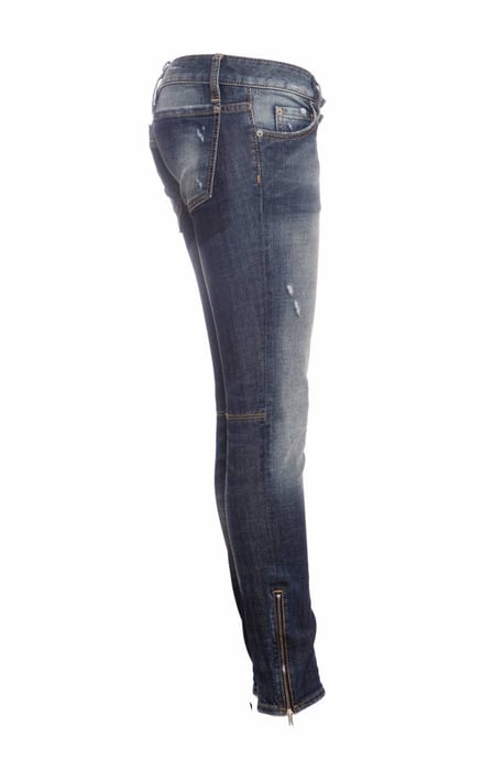 Dsquared2, mellanblå bikerjeans - Image 2