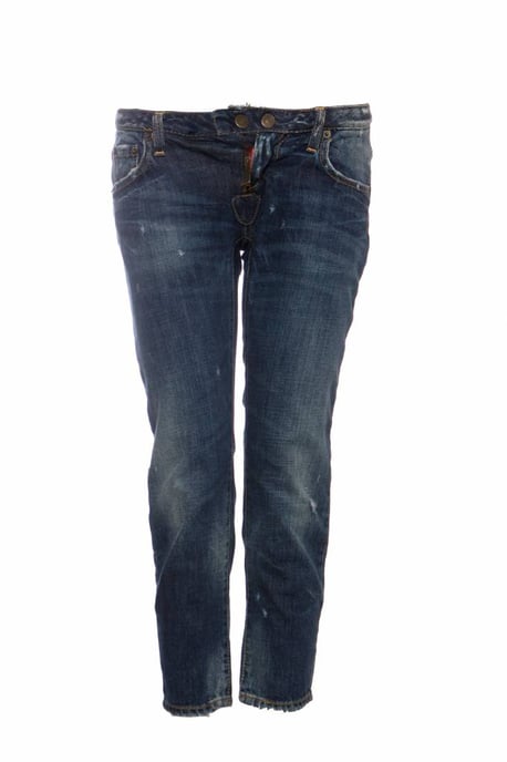 Dsquared2, blå boyfriend-jeans - Image 1