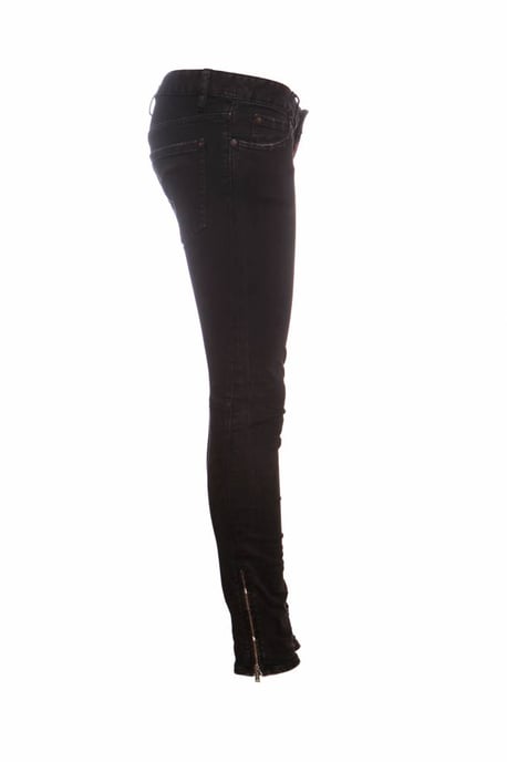 Dsquared2, svarta jeans med silverfärgade detaljer. - Image 3