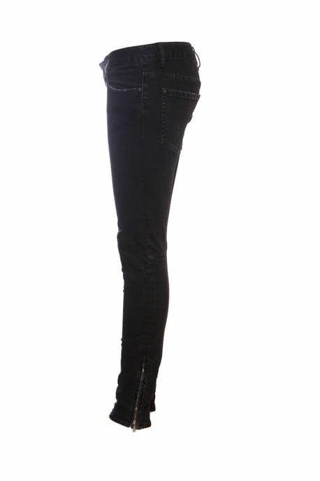 Dsquared2, svarta jeans med silverfärgade detaljer. - Image 4