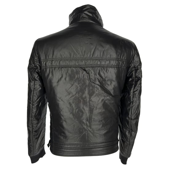 Saint Laurent Button-Down Padded Jacket in Black Polyamide - Image 3
