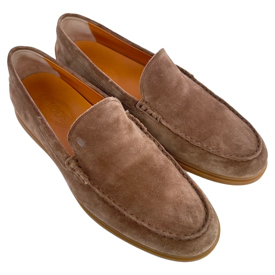 Tod's Loafers i brunt mocka - Image 5