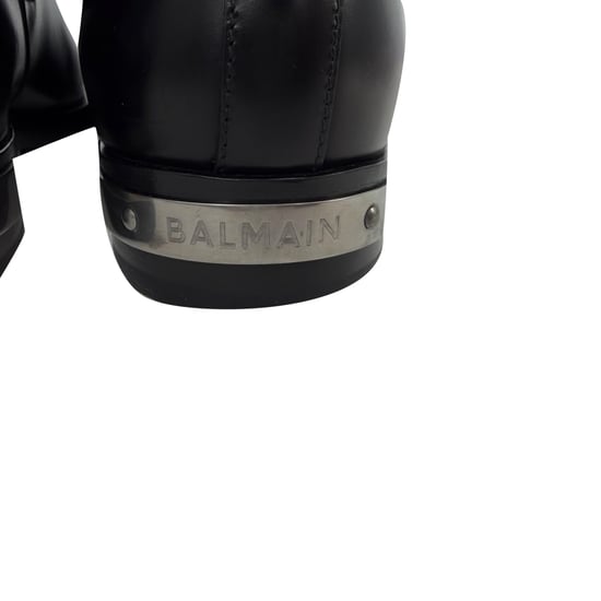 Balmain Pete Chelsea Ankle Boots in Black Calf Leather - Image 5