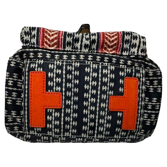 Tory Burch Scout Pom-Pom Crossbody Bag in Multicolor Canvas - Image 6