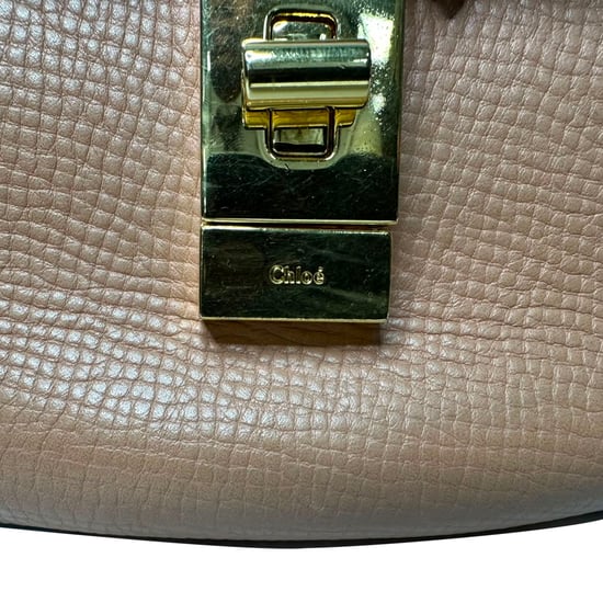 Chloé Mini Drew Chain Shoulder Bag in Orange Leather - Image 6