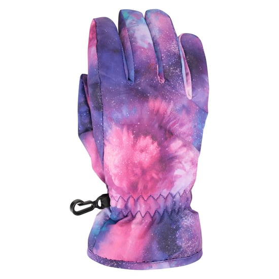 Mountain Warehouse Childrens/Kids Printed Ski Gloves (Dark Purple) - Image 1