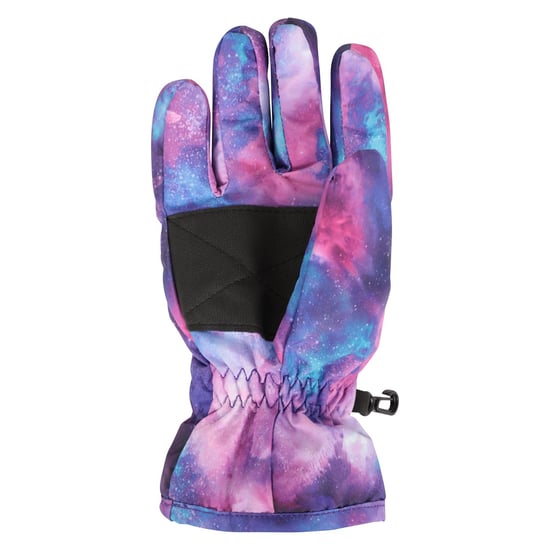 Mountain Warehouse Childrens/Kids Printed Ski Gloves (Dark Purple) - Image 2