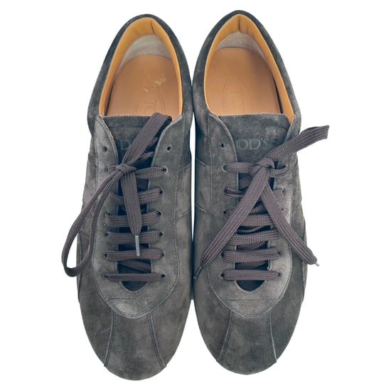Tod's Low Top Sneakers in Brown Suede - Image 4