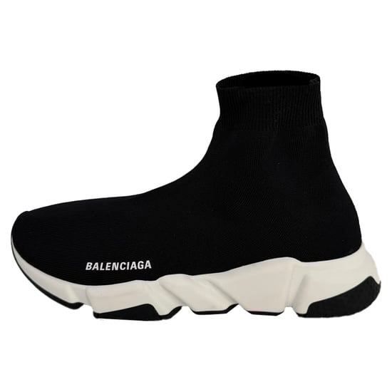 Balenciaga Speed Trainer Shoes in Black Polyester - Image 4