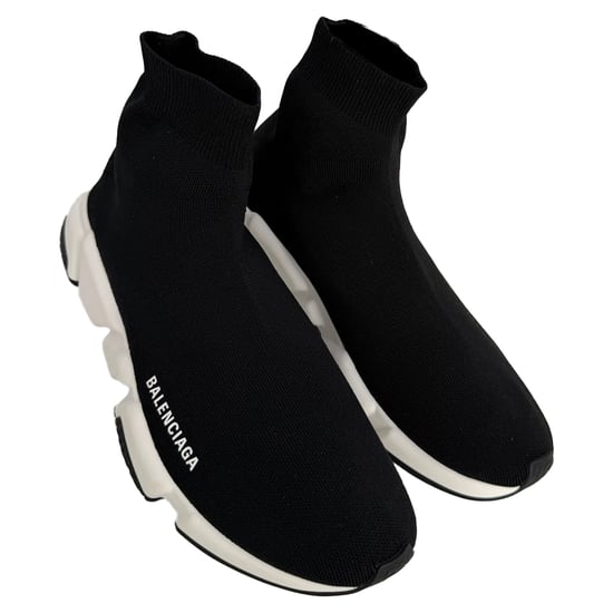 Balenciaga Speed Trainer Shoes in Black Polyester - Image 5