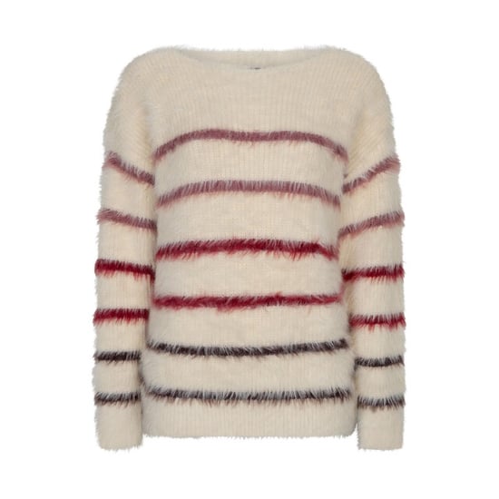 Red Button Rb sweet fuzzy stripe burgundy - Image 1