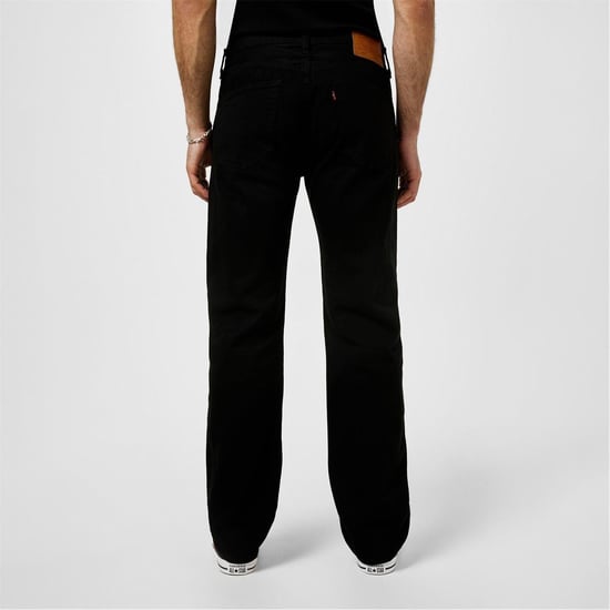 Levis Mens 501 Original Crash Courses Jeans (Black) - Image 3