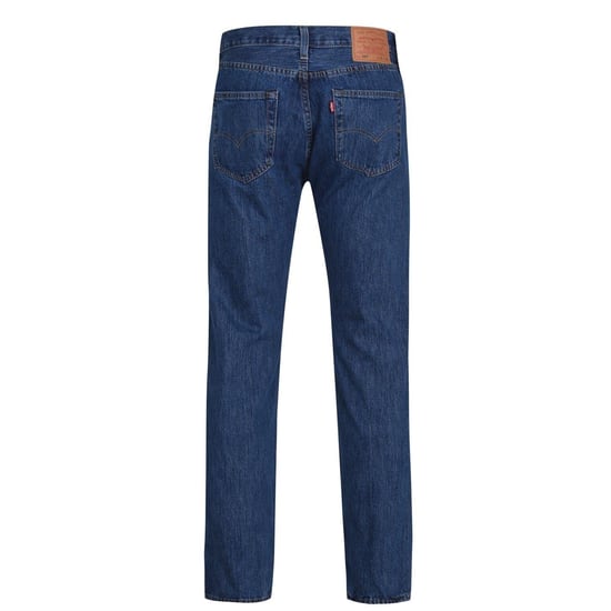 Levis Herr 501 Original Crash Courses Jeans (Stonewash) - Image 5