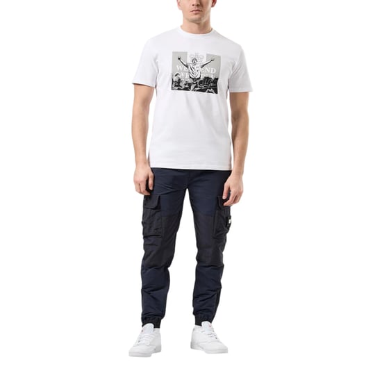 Weekend Offender Mens T Shirt Crew Neck Short Sleeve Leo Graphic Mono Summer Tee - Image 5